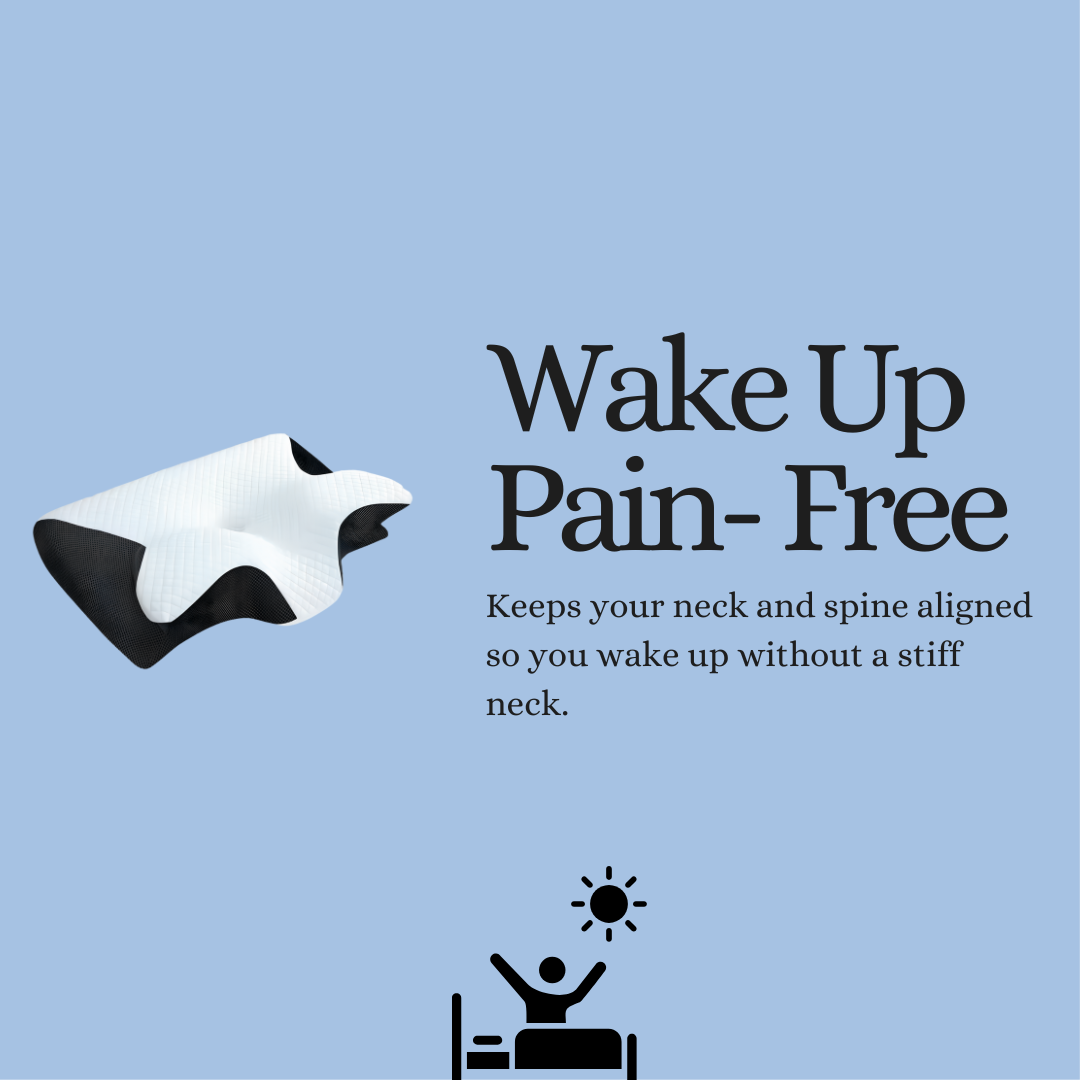 VitalComfort's Ergonomic Memory Foam Pillow